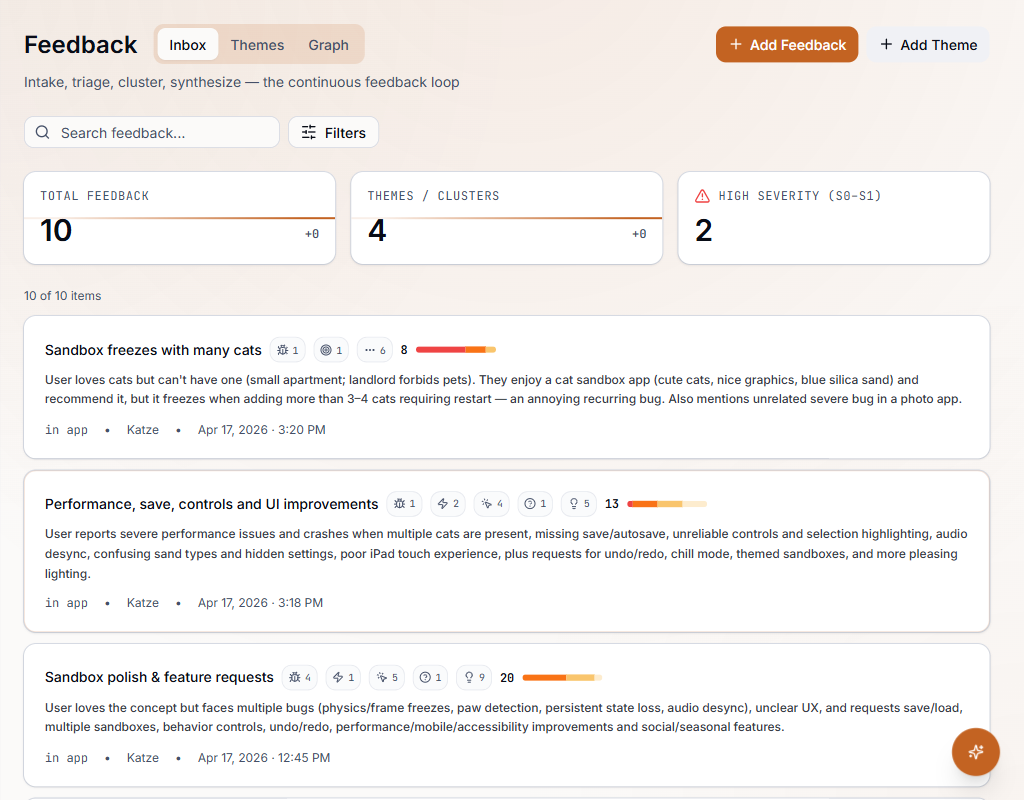 Feedback Preview